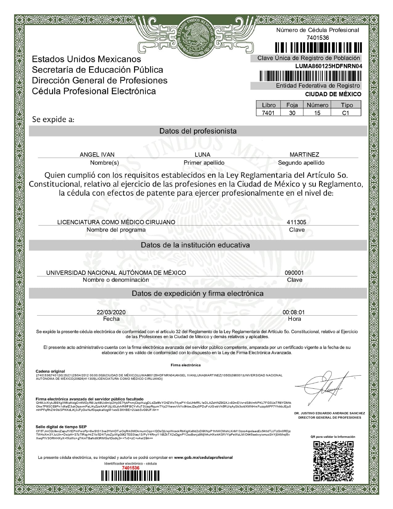 Médico Internista en CDMX